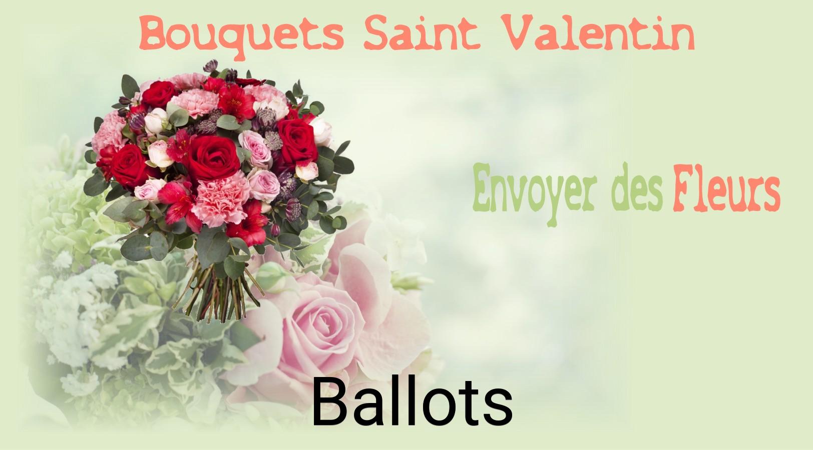 Roses de Saint-Valentin livrées à Ballots